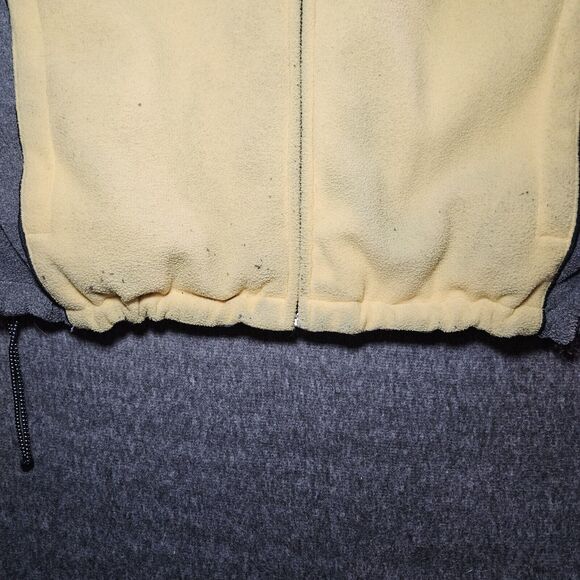 IZOD PerformX Mens Full Zip Reversible Fleece/soft Shell Vest Yellow/Black M - Picture 11 of 11